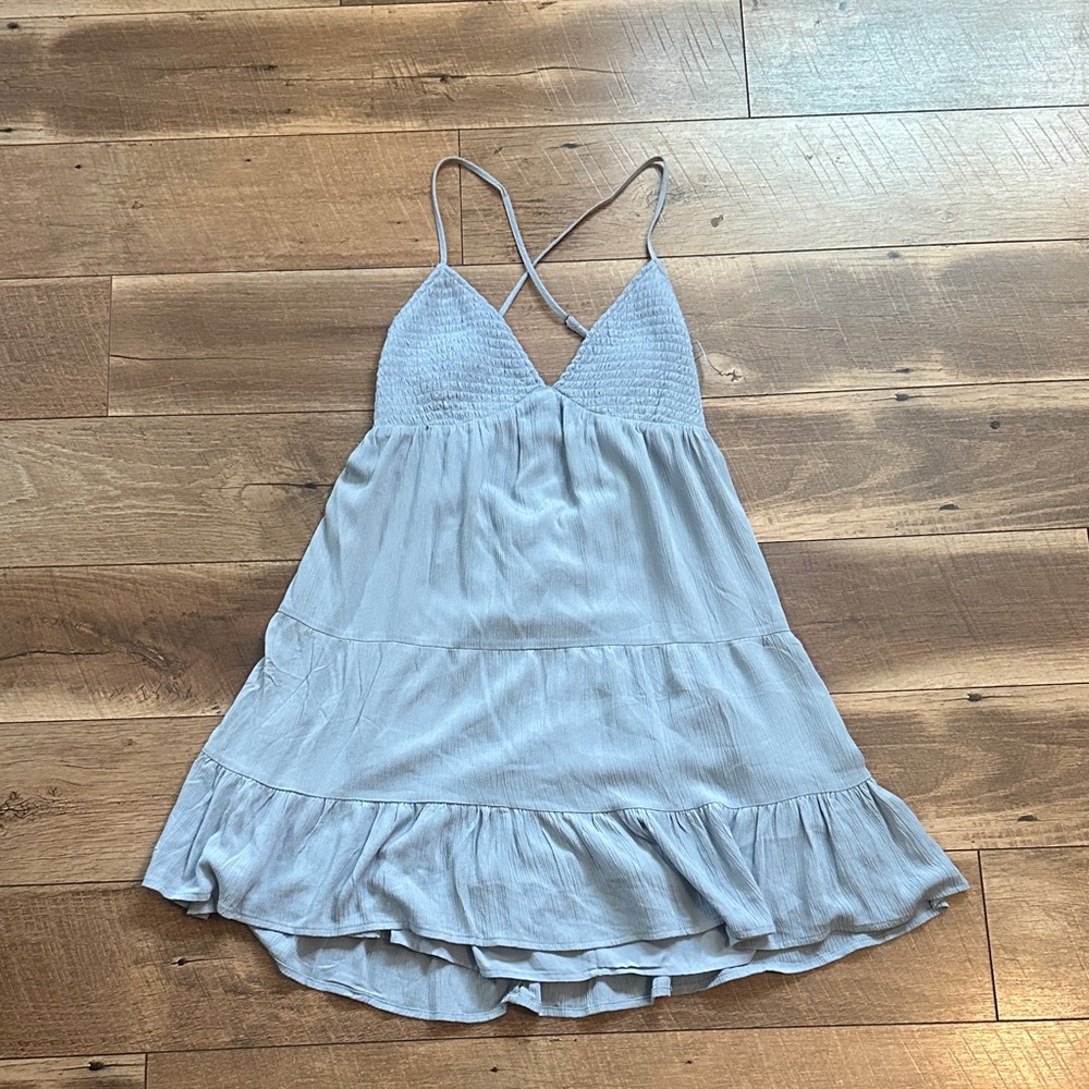 NWT - light blue babydoll dress - garage size medium